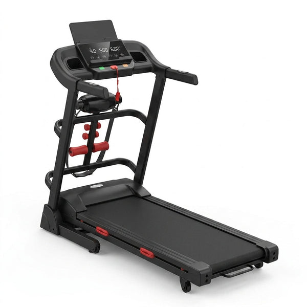 Walking Pad with Handle Bar, 2026 Upgrade Portable Small Treadmill with Handles for Home Small, 3.0HP under Desk Walking Pad Treadmill with Incline, 0.6-7.6MPH, 350LBS — Studio Shot