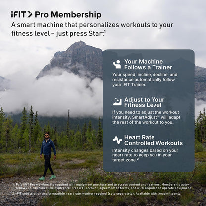 T Series 16 Treadmill with 1-Month Ifit Pro Membership