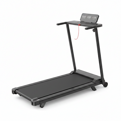 Electric Treadmills for Home Exercising, 0.6-10MPH Portable Treadmills for Home Small Spaces, 3.5HP Mini Treadmills with Handles, 400LB Walking Pad Treadmill with Handle Bar and Incline